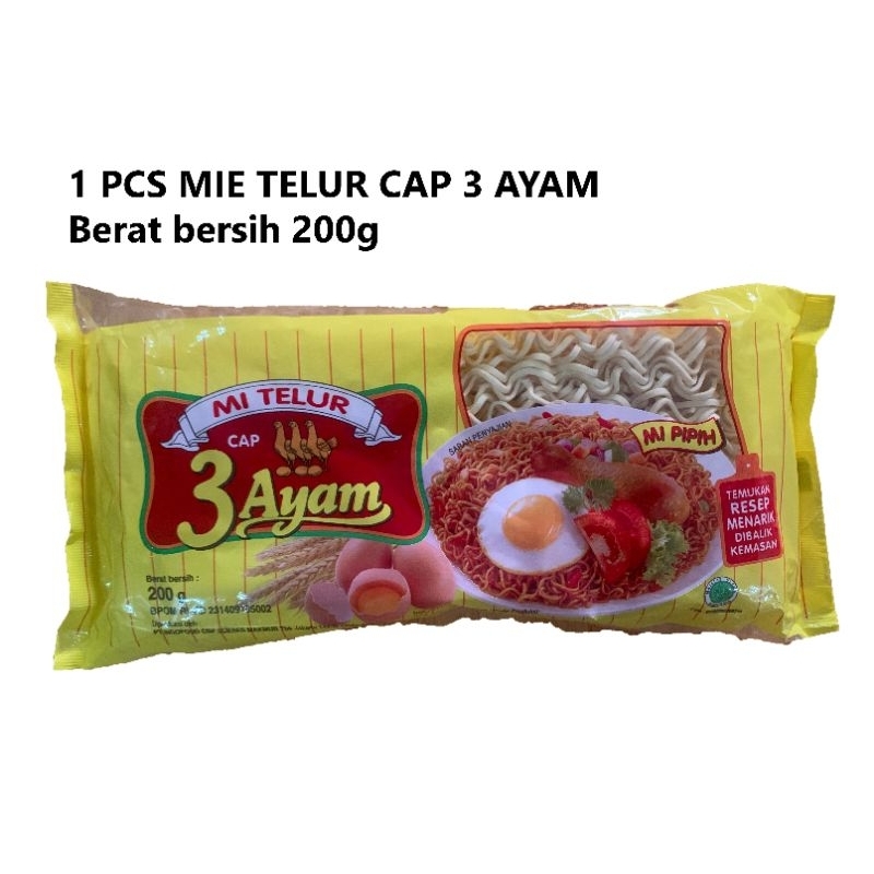 

MI TELUR CAP 3 AYAM