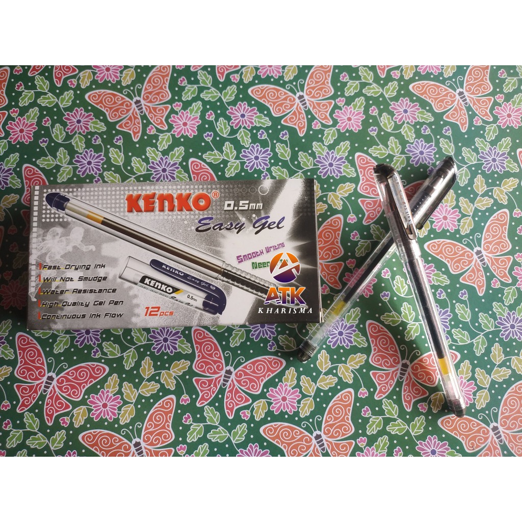 

Pulpen Kenko Easy Gel 0.5mm - Hitam