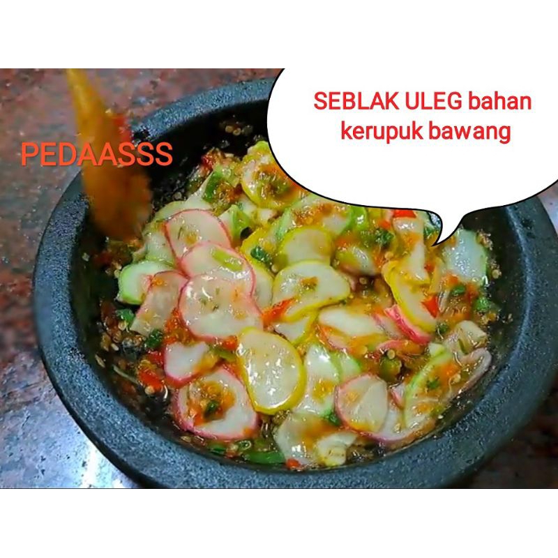 

Kerupuk bawang warna warni 1kg mentah