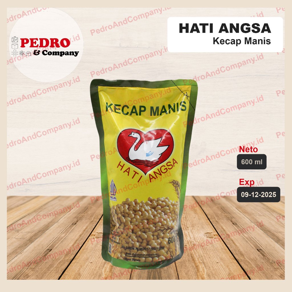 

Kecap kental manis sedang hati angsa 600 ml - sweet soy sauce refill package