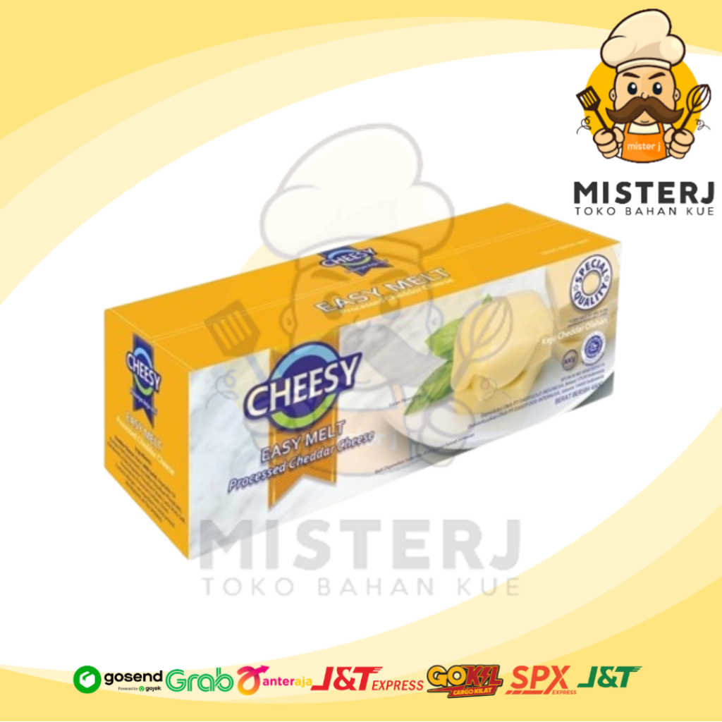 

Cheese Cheddar Easy Melt 480gr | Keju Quick Melt | Keju Cheddar Leleh