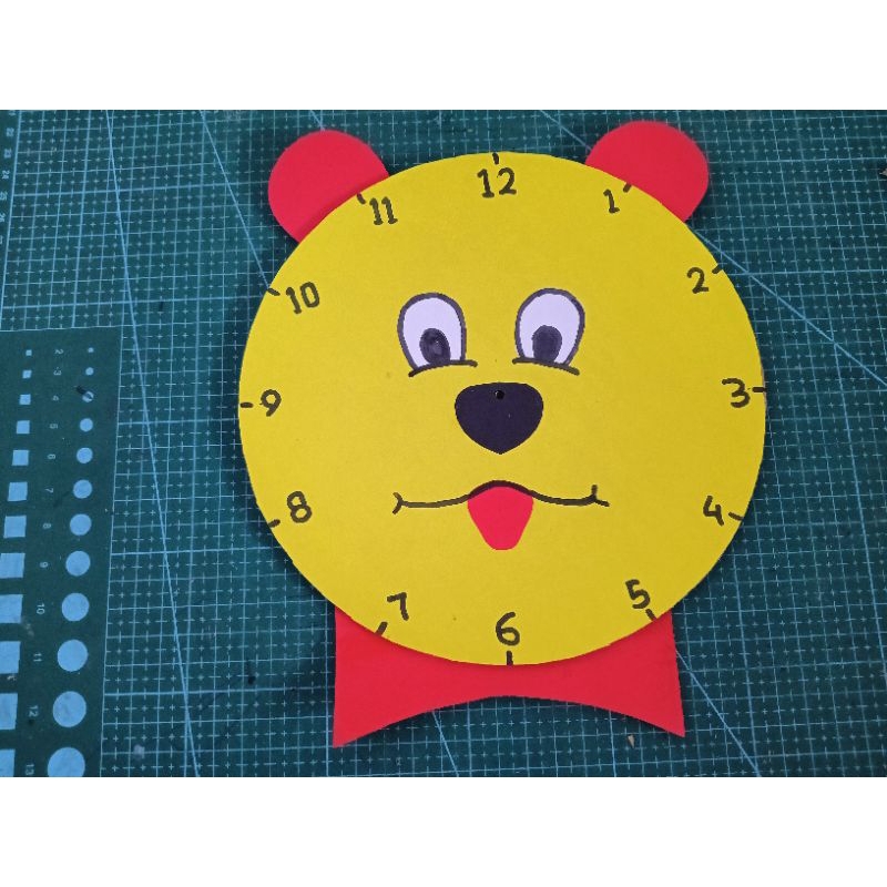 Prakarya jam dinding dari kardus request