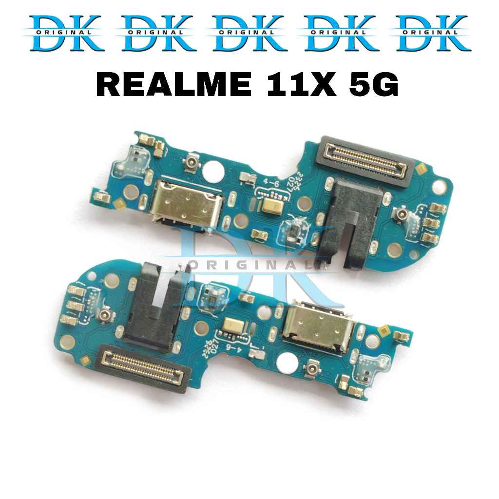 Konektor Charger Realme 11x 5G USB Papan Cas Mic Pcb Board Ori