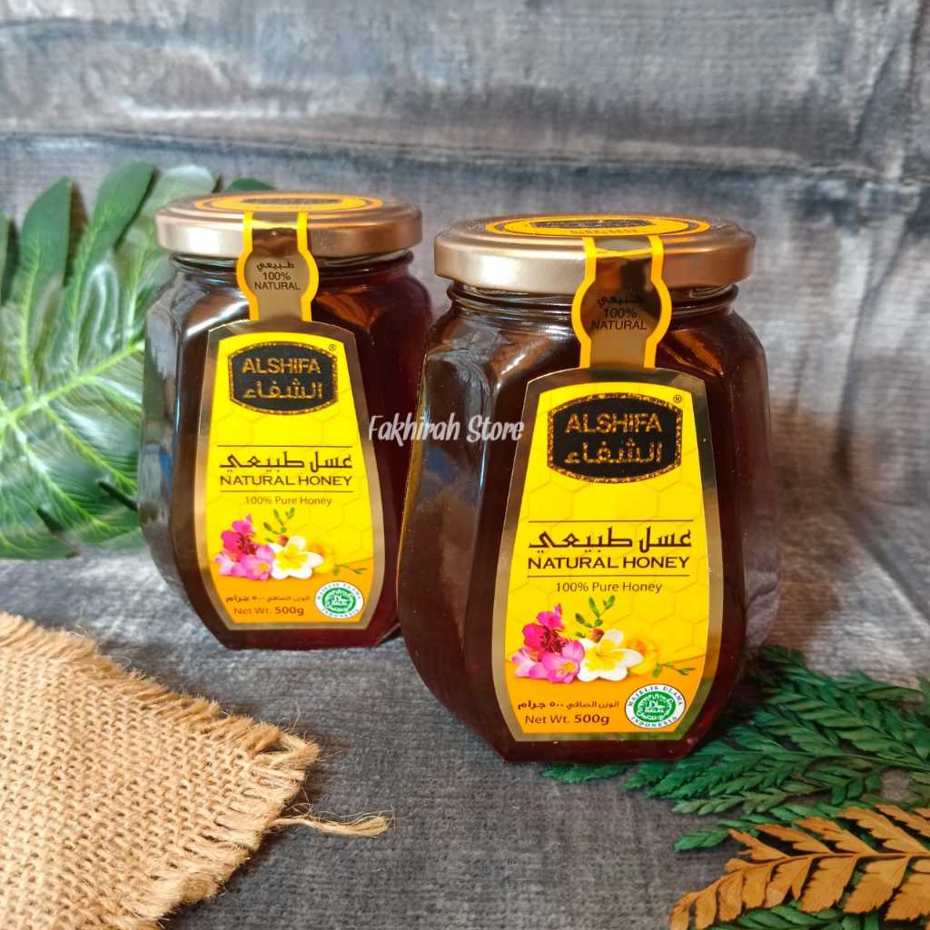

Madu Al Shifa 500gr PREMIUM Pure Natural Honey - Madu Al Shifa 500gr BERSEGEL RESMI ORIGINAL