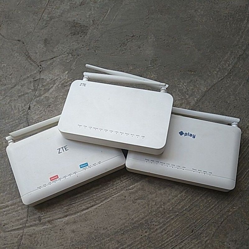 ZTE GPON ONT V1 V3 F670L port hijau