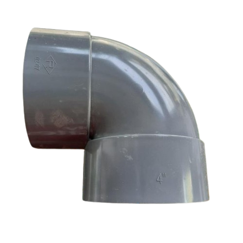 VOSCAR D-DL Knee 4" L Pipa 4 inch Knie Keni 4 Elbow PVC 4 inch