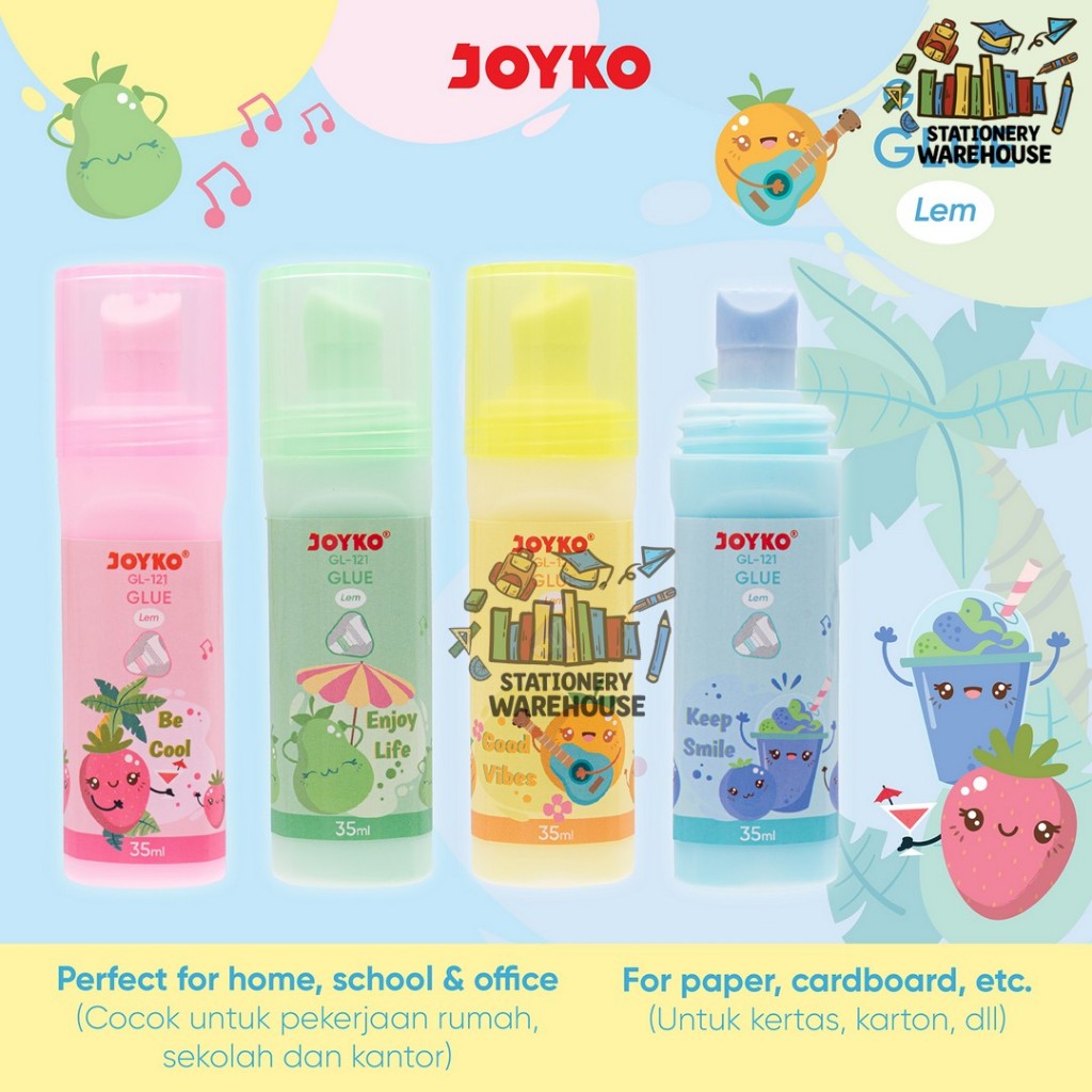 

Liquid Glue Lem Kertas Cair Joyko GL-121 35ml