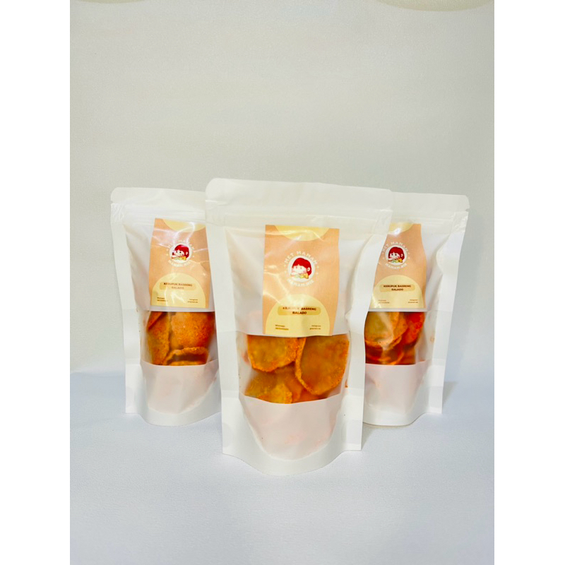 

⭐️MAMAM.NIE⭐️ KERUPUK BASRENG BALADO PACKAGING PREMIUM DENGAN MERK