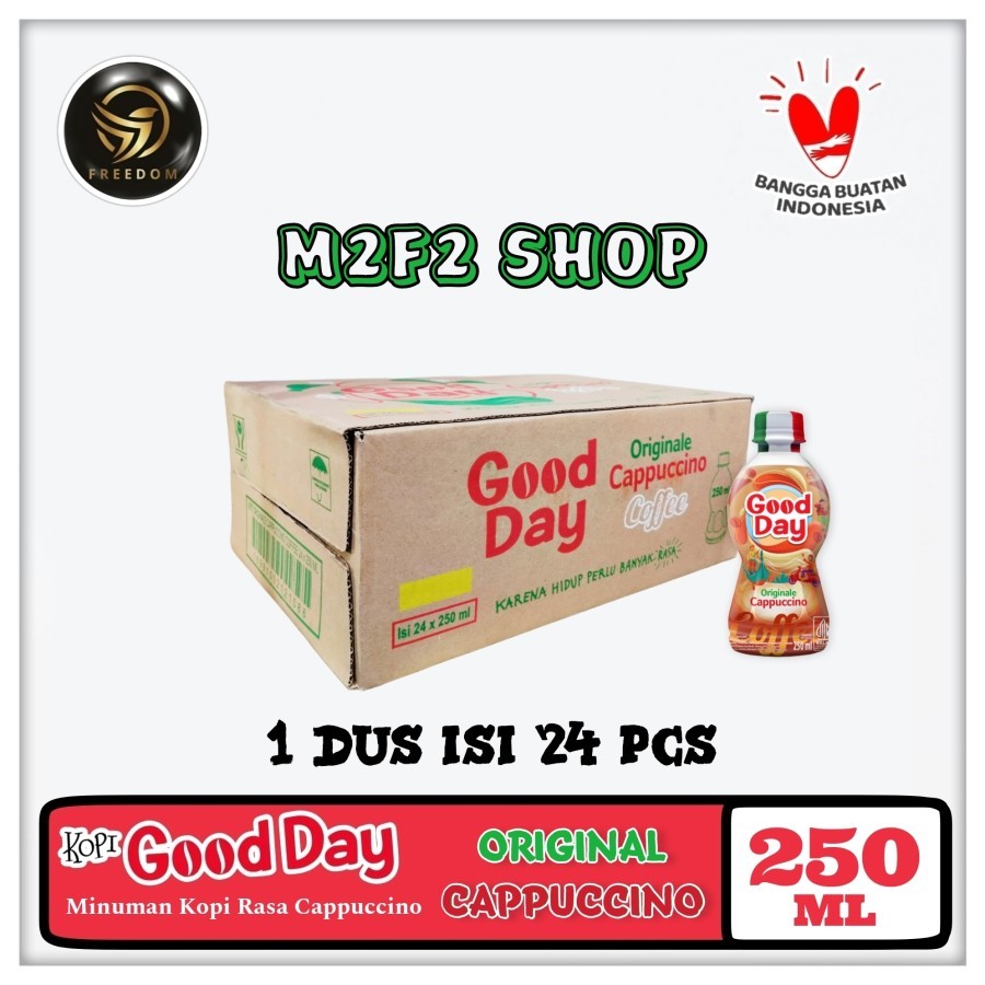 

Good Day Originale Cappuccino Coffee Botol Pet - 250 ml (Kemasan Karton)