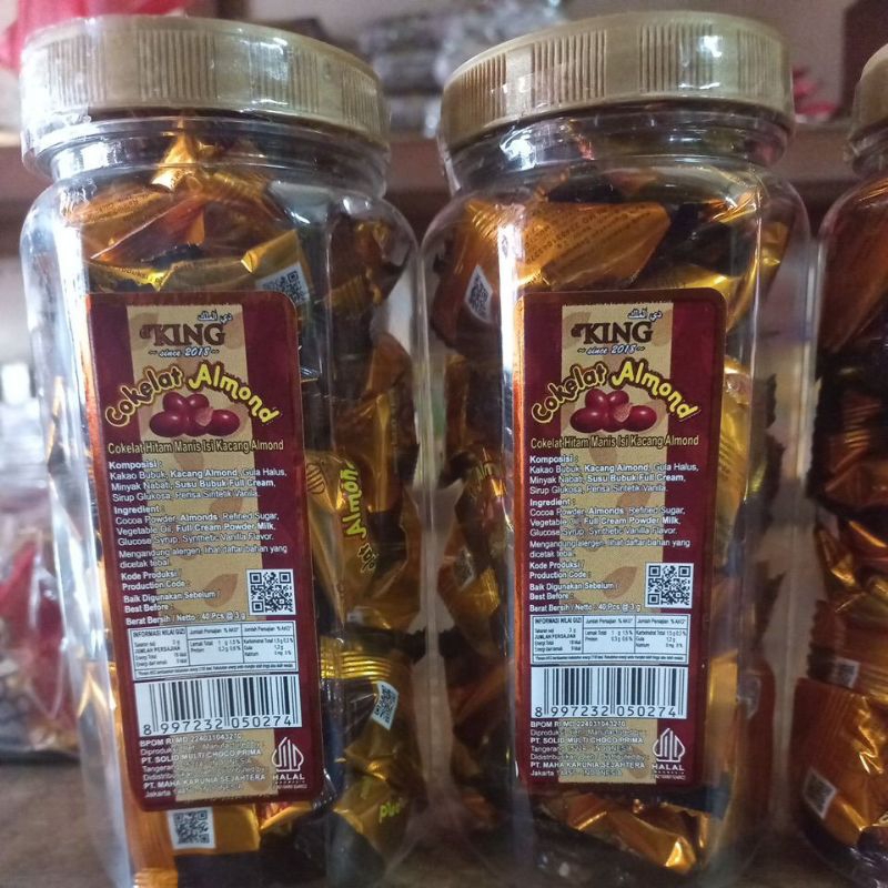 

KING COKELAT ALMOND ISI 40PCS