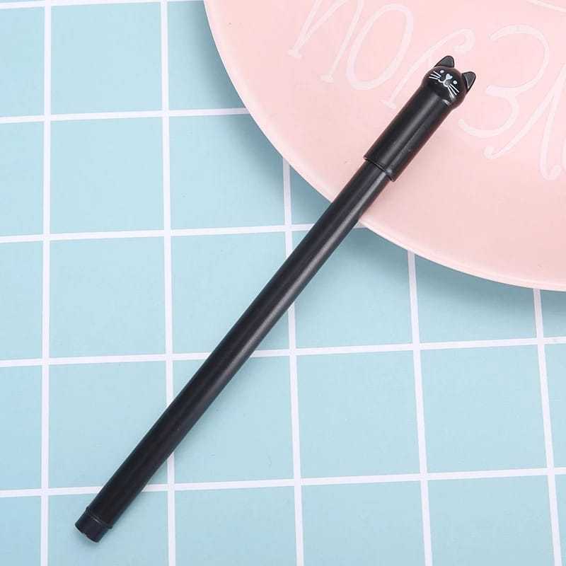 

AC - Pena Karakter Beruang Kelinci Bebek Kucing Alat tulis Sekolah Pulpen sekolah karakter Kucing Imut Pulpen Gel 0,5mm ATK