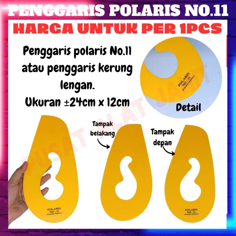 

PENGGARIS ALAT UKUR SKALA PERLENGKAPAN JAHIT POLA S BAHAN KAIN BAJU PAKAIAN POLARIS RULER NO 11