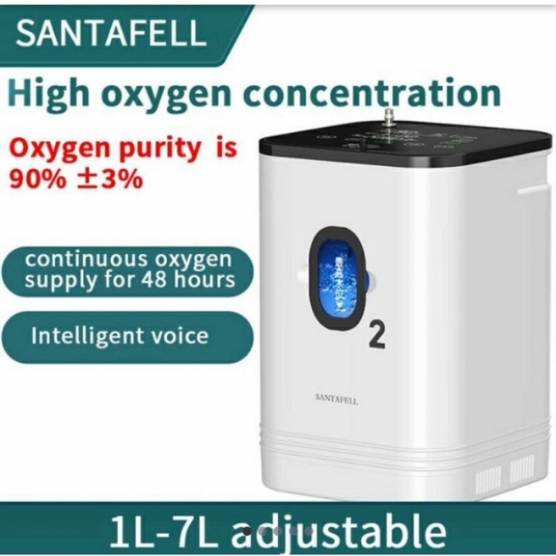 Santafell Oksigen Concentrator 7 L / Nebulizer & Oxygen Concentrator / Alat Nebulizer dan Alat Oksig