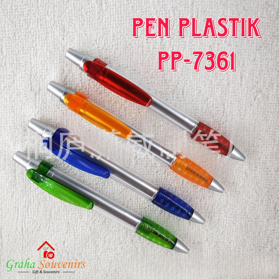 

Pen Plastik Promosi / Pen Insert Sticker PP-7361