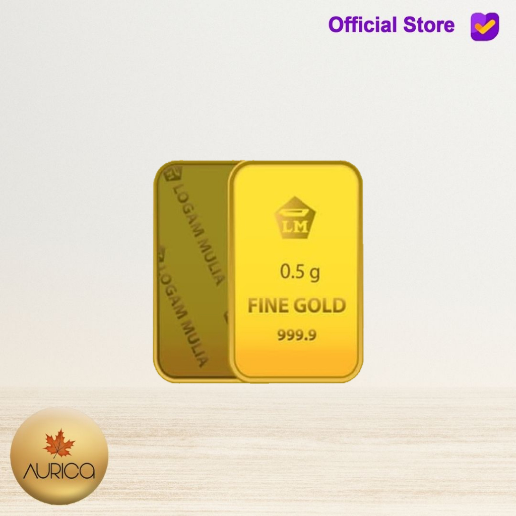 Logam Mulia Antam Retro Berdiri - 0.5GRAM