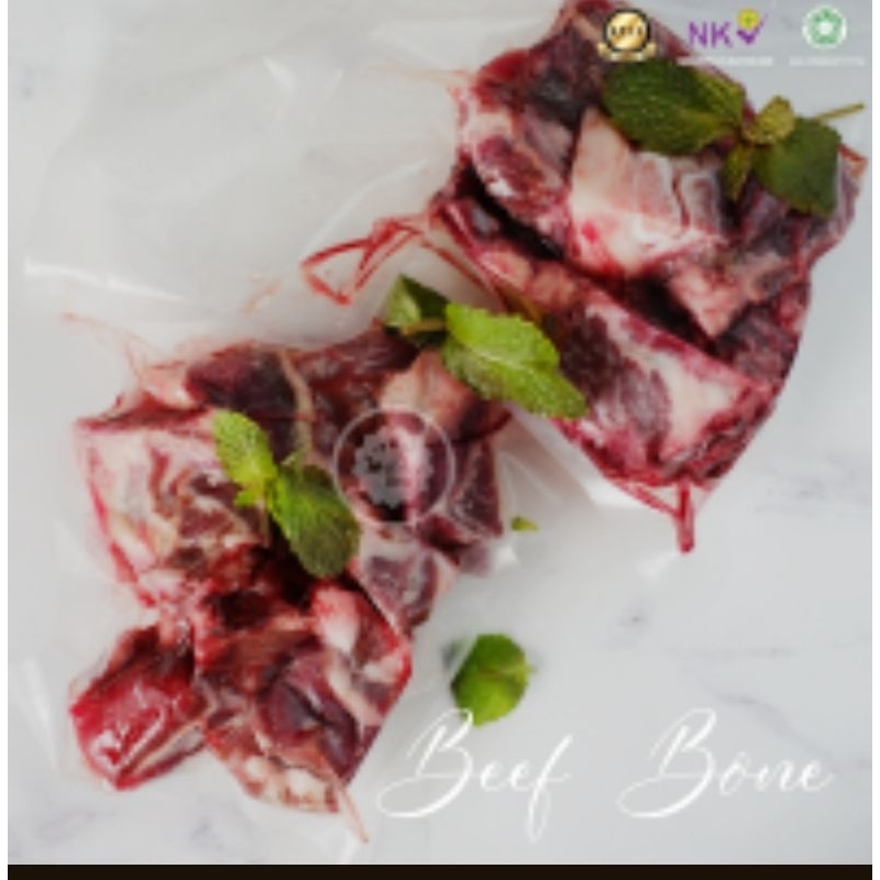 

wahyu beef organic tulang sapi 250 gr/daging sapi organik grass fed wahyu beef tulang sapi 250 gr