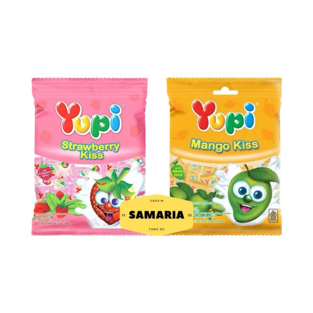 

Yupi Kiss (Yupi Hati/Love) Bag 120 Gr Isi 50 pcs