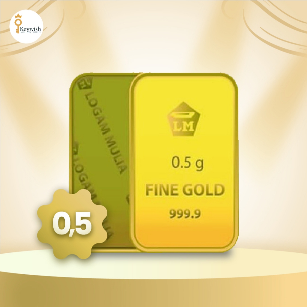 Logam Mulia Antam Retro Berdiri - 0.5 Gram