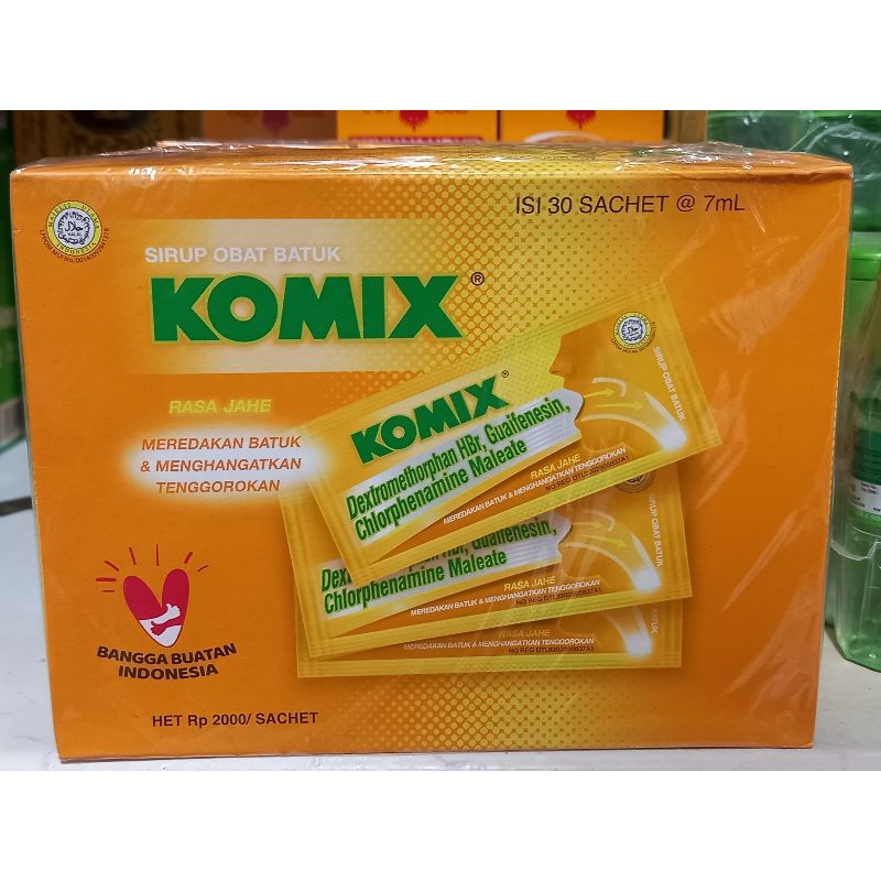 

Komix rasa Jahe 1 pack isi 30sachet