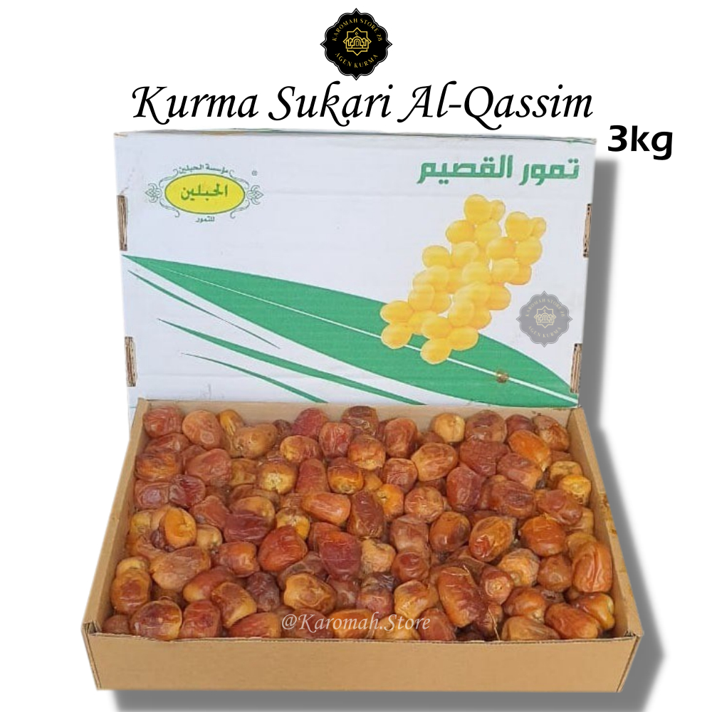 

Kurma Sukari Al-Qassim [3Kg]/Kurma Raja Suakari premium