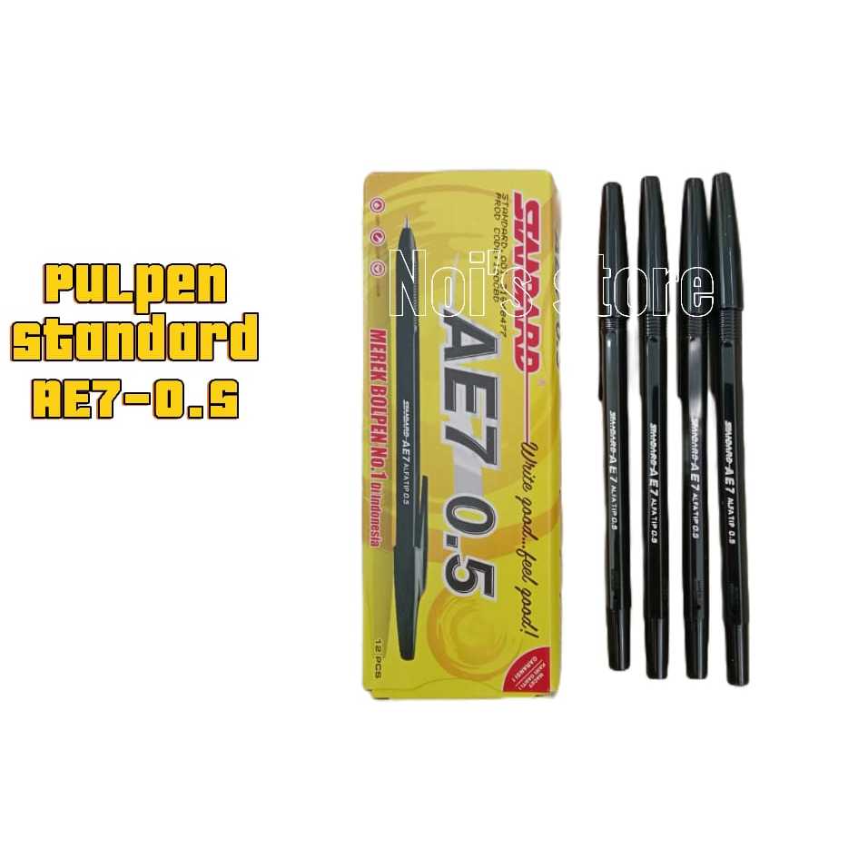 

Pulpen standard AE-7 0.5mm biru