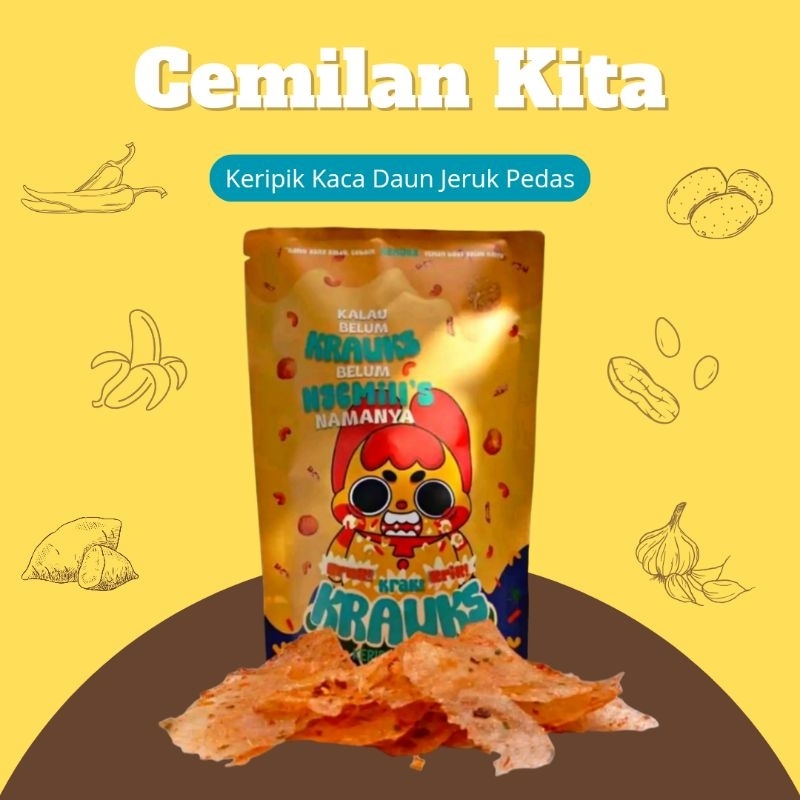 

Keripik Kaca Daun Jeruk Pedas