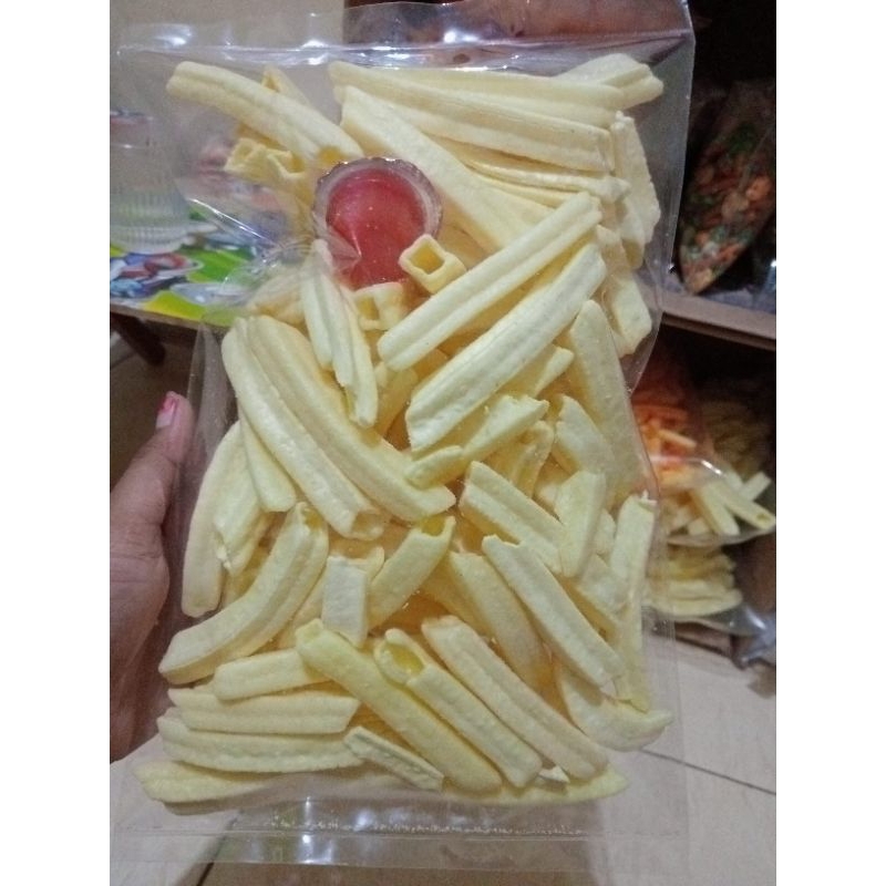 

Cemilan potato stik Original Renyah dan Gurih
