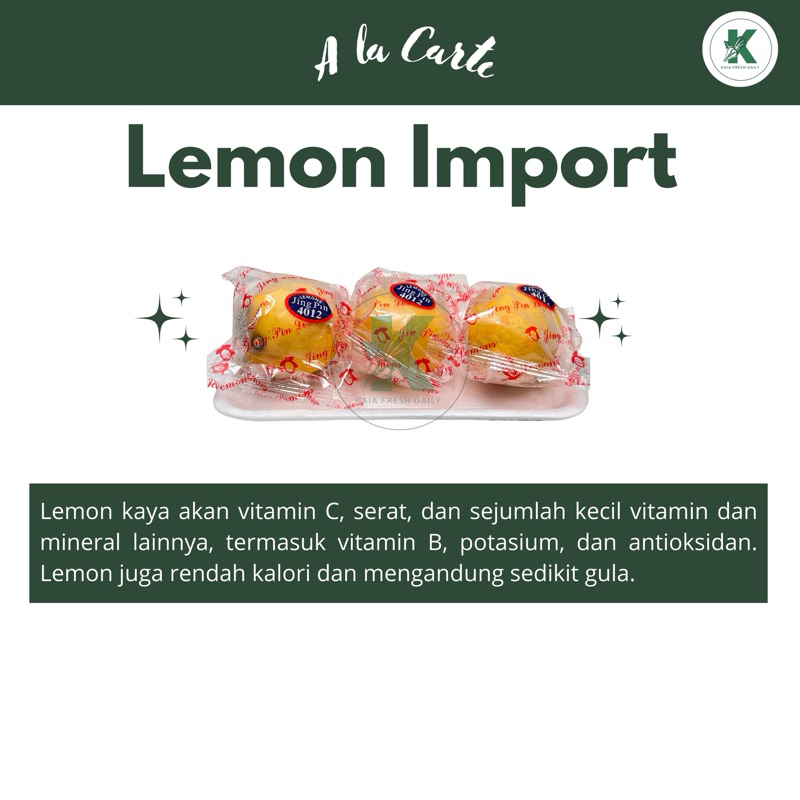 

LEMON IMPORT 500gr