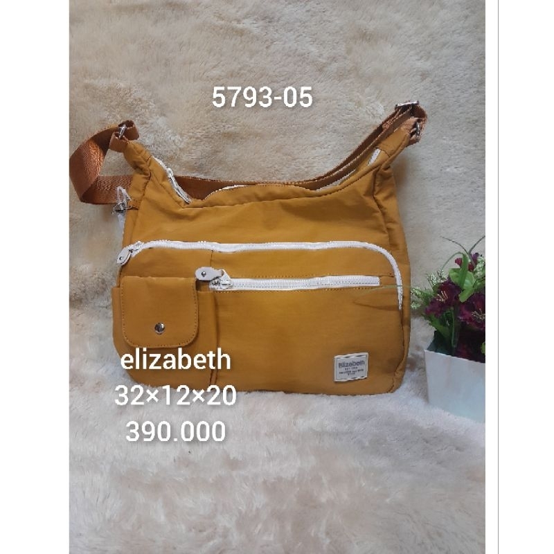 Tas slempang elizabeth bahan kanvas halus