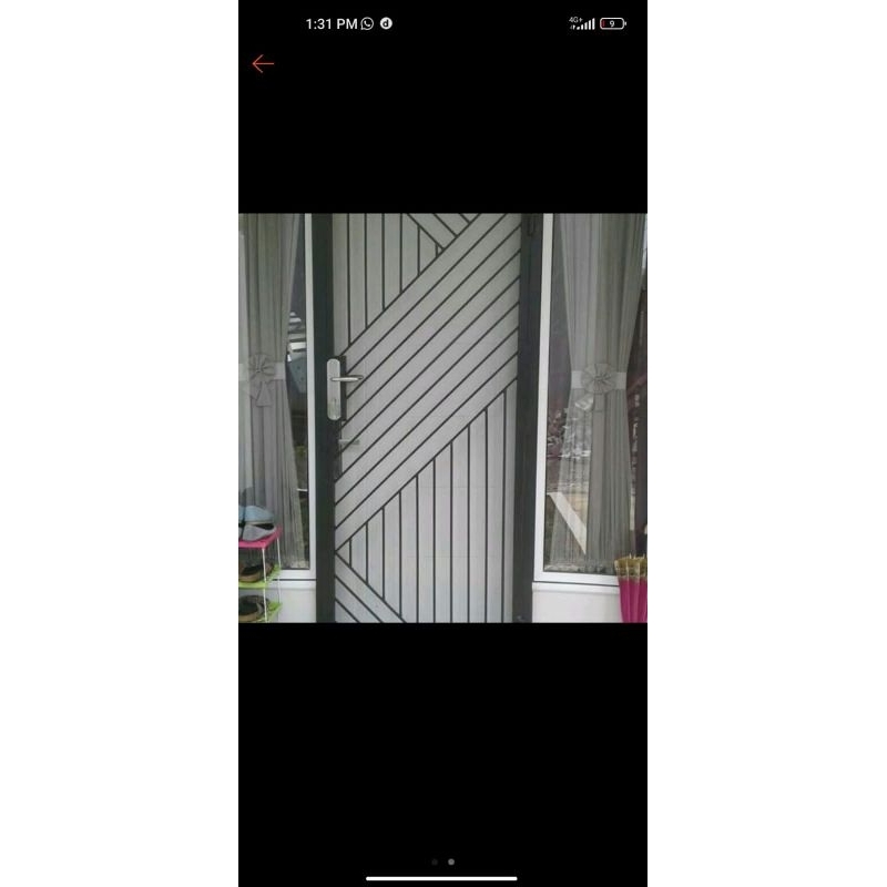 pintu tralis kawat nyamuk