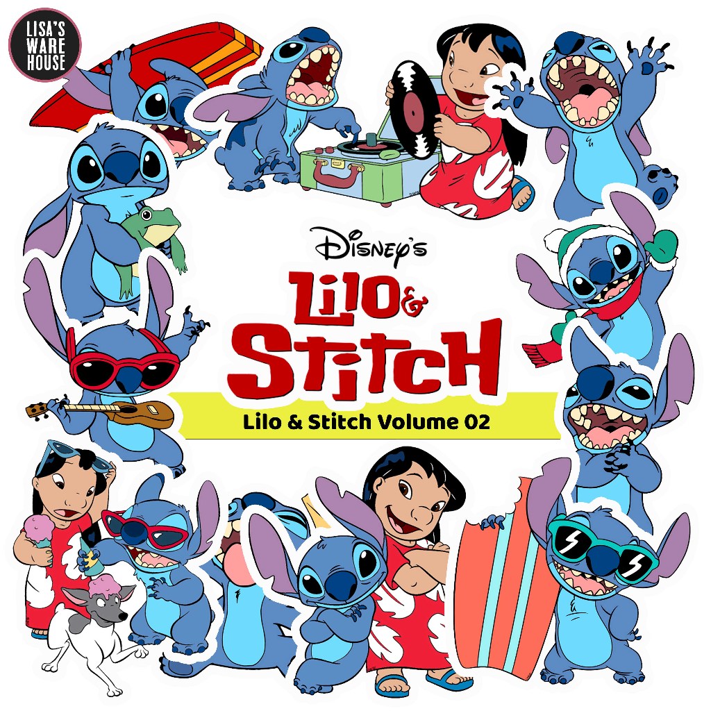 

Sticker Disney Lilo & Stitch Volume 01-03