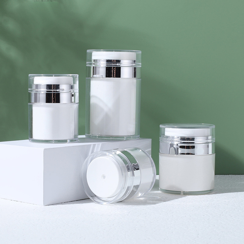 100ml Pot Jar Krim Vakum / Pot Jar Krim Airless Pump Acrylic