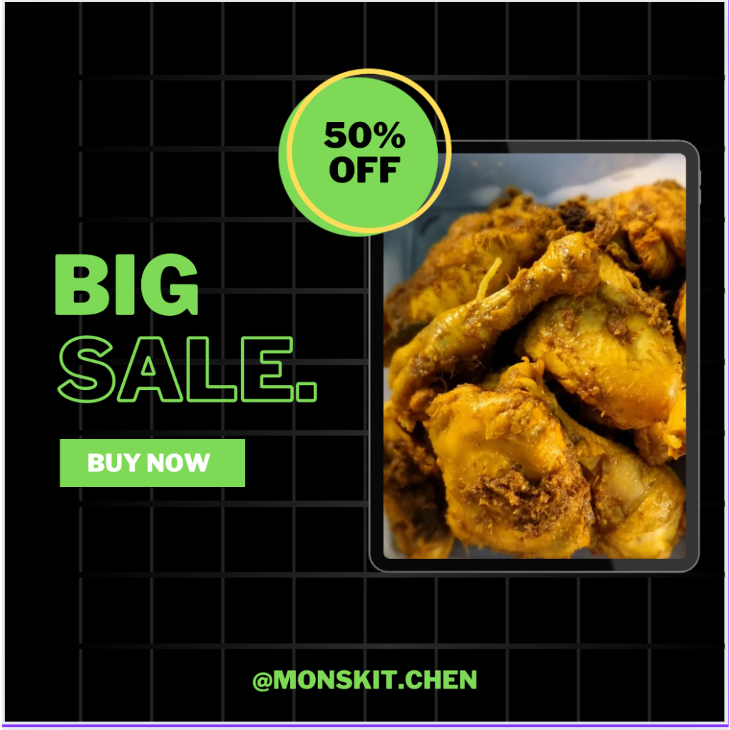 

Ayam Negeri Ungkep Bumbu Kuning 1 Ekor