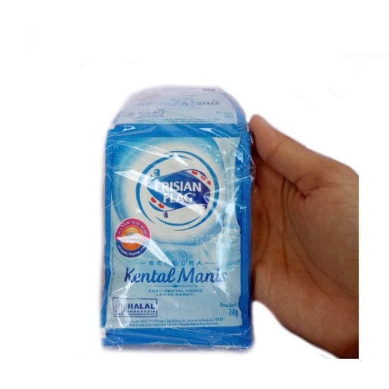 

Susu kental manis Frisian flag 1 renceng putih & coklat