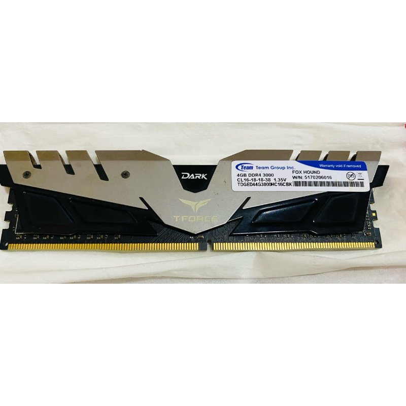 MEMORY RAM TEAM GROUP DARK T-FORCE DDR4 4 GB