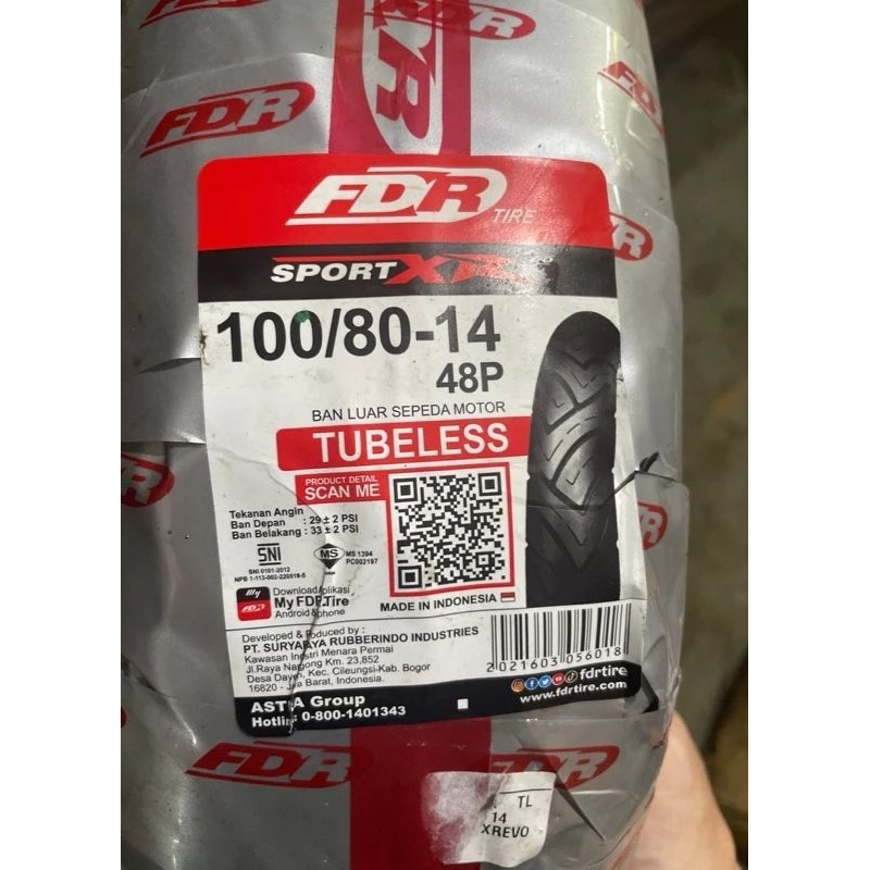 fdr sport XR 100 80 14