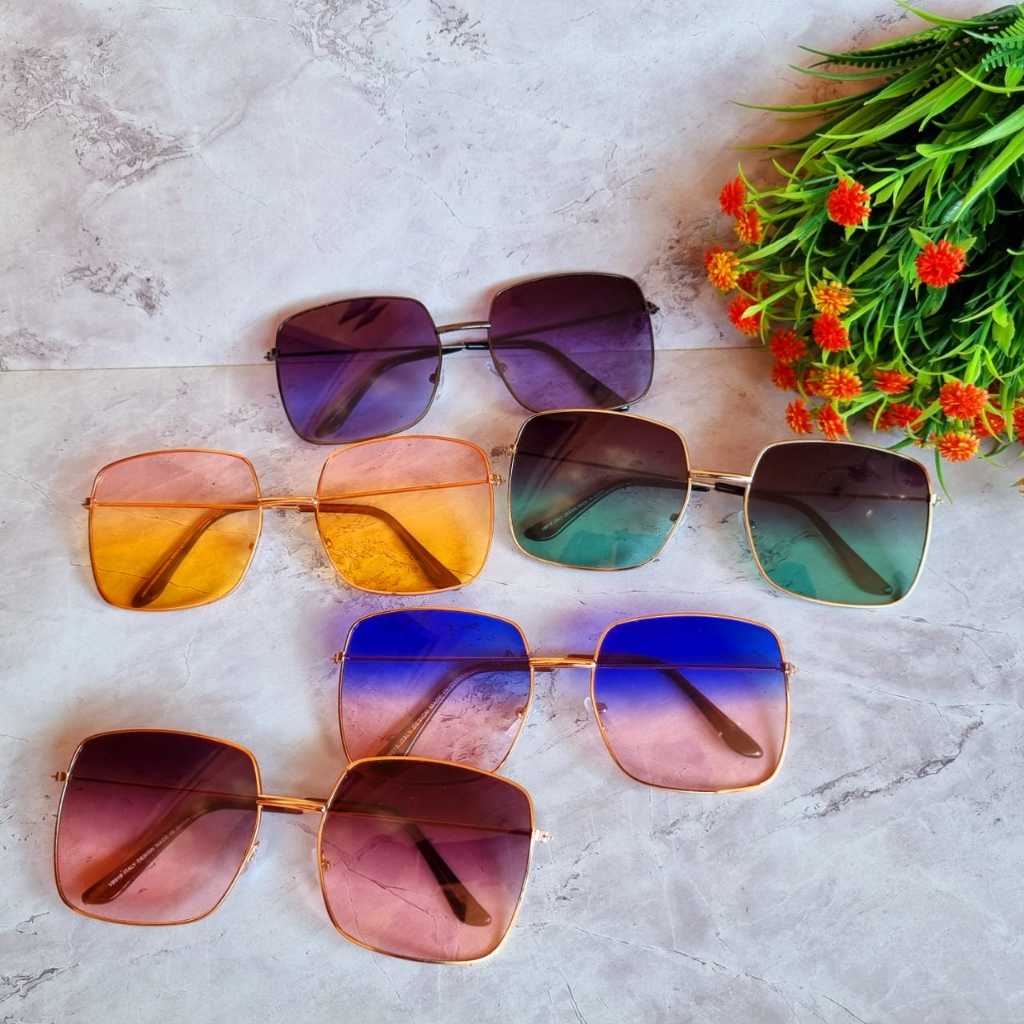 KACAMATA FASHION WANITA GRADASI VB918/KACAMATA FASHION WANITA /KACAMATA HITAM OOTD/