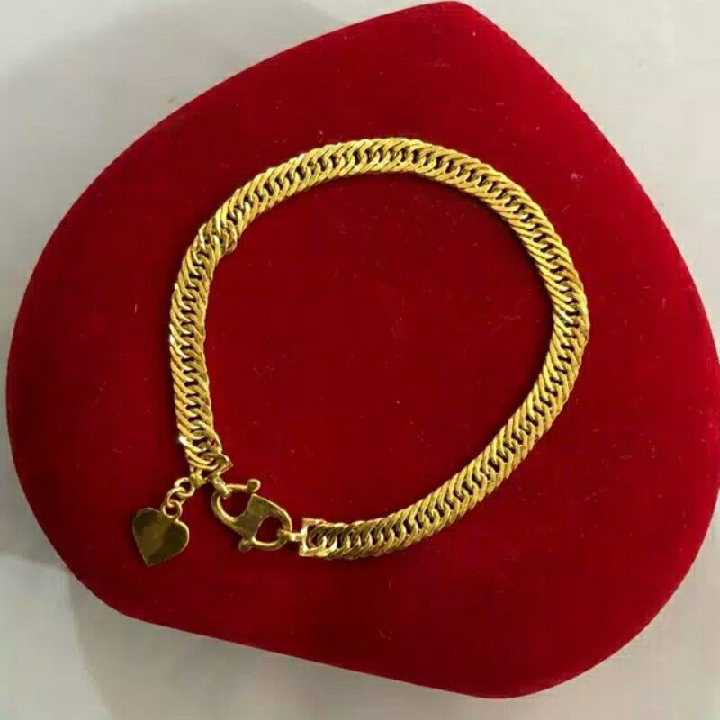 Gelang papan emas asli 24k atau kadar 999,9/999, 5