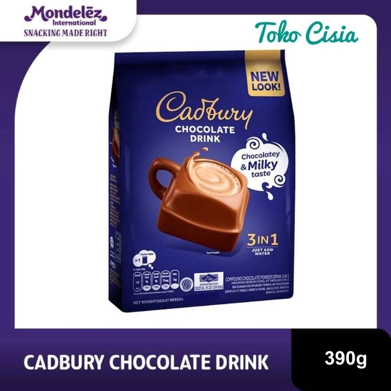 

Cadbury Hot Chocolate Drink 3 in 1 390g