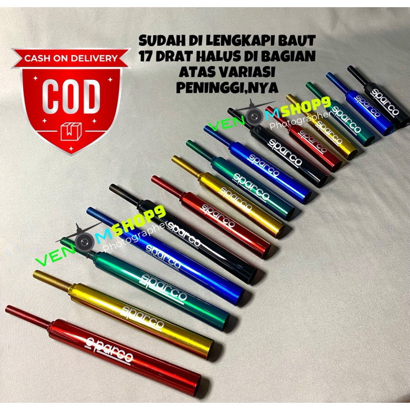 peninggi tuas persneling BAUT 17 DRAT HALUS(Tinggi ±10/±15/±20cm) perseneling mobil manual