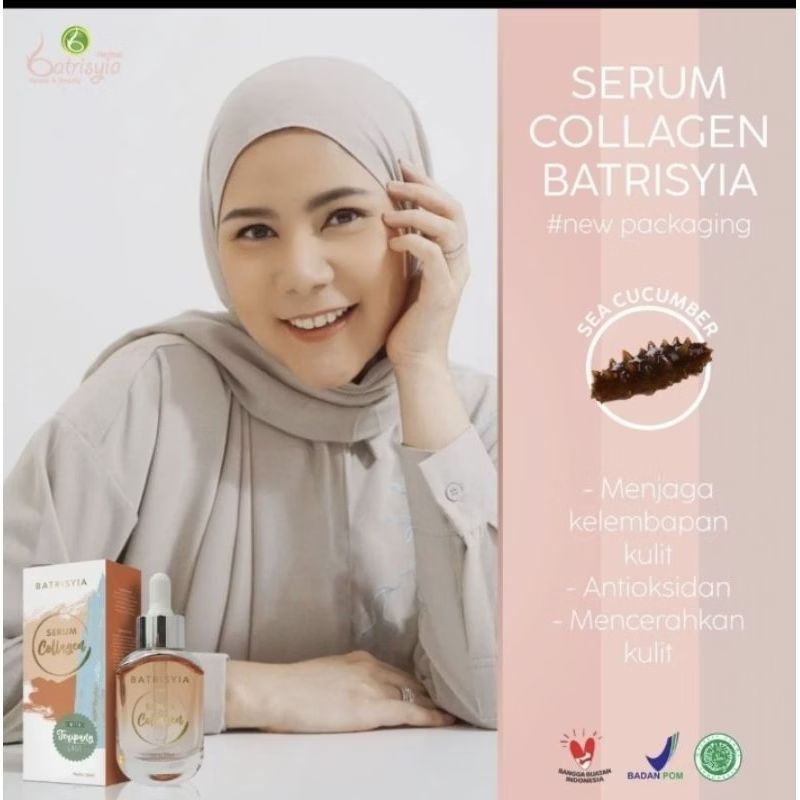Serum Collagen Batrisyia | Serum Pencerah Wajah | Serum Herbal