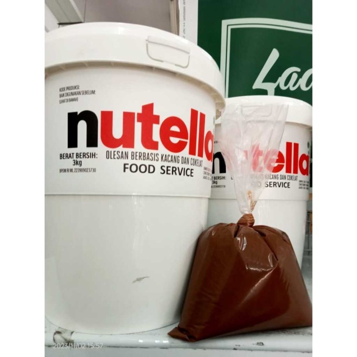 

Selai Coklat Hazelnut NUTELLA 200 gram REPACK