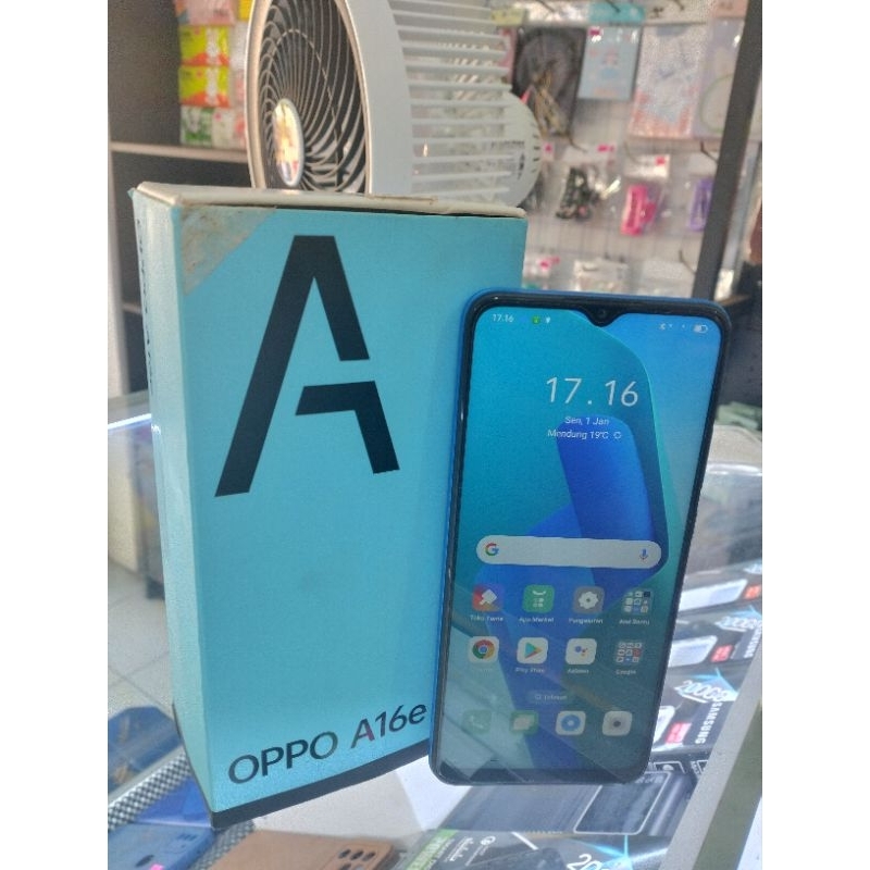 OPPO A16E SECOND LIKE NEW RAM 3/32