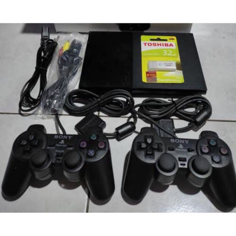 PS2 Sony flashdisk full game siap main mulus lancar jaya ps 2 mantappp Usb terisi gaa seperti Hardis