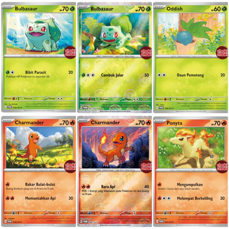 Kartu Promo Choki Choki X Pokemon 2024 Fullsett 20Kartu #Termurah #chokichoki #pokemon