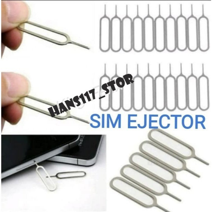 STELL NORMAL MODEL Jarum Tusukan SIM INJECTOR/Pembuka SIM/Card Memory SD Micro PIN TREY/Bahan Metal/