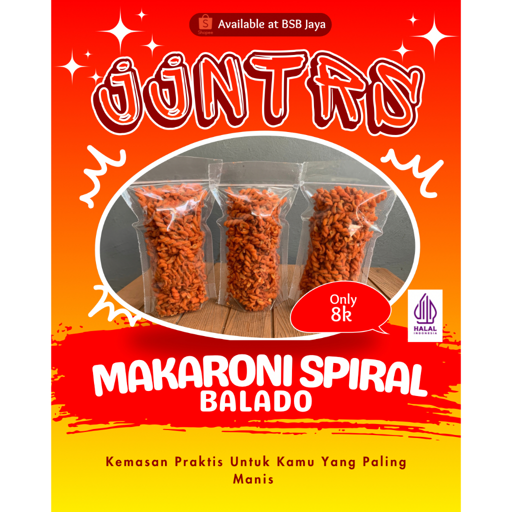 

MAKARONI SPIRAL PEDAS BALADO SKENA CAMILAN VIRAL BY BSB JAYA | MAKARONI SPIRAL PEDAS DAUN JERUK