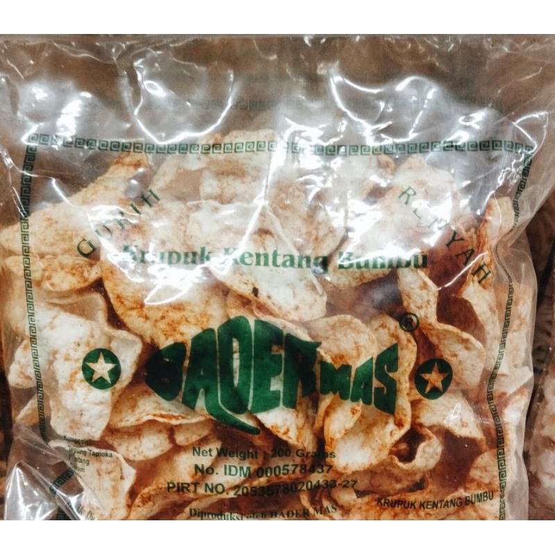 

KRUPUK KENTANG BUMBU PAKET