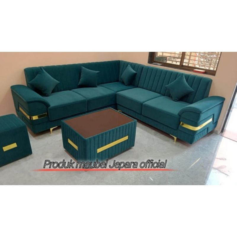 Sofa sudut / Sofa bungkus sudut ( Ori )