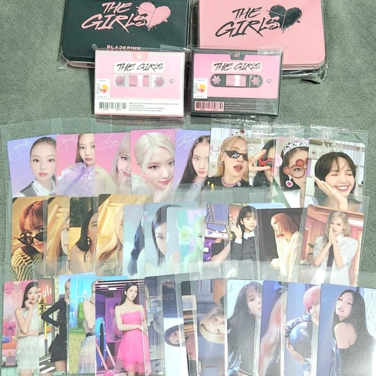 Garansi Pemesanan  BLACKPINK Photocard  Album Only  Ktown PreOrder Benefit POB PC  Official from Album GIRLS BPTG OST OST The Game Reve  Stella ver Purple  Pink pc LIMITED EDITION Jisoo Jennie Rose Lisa